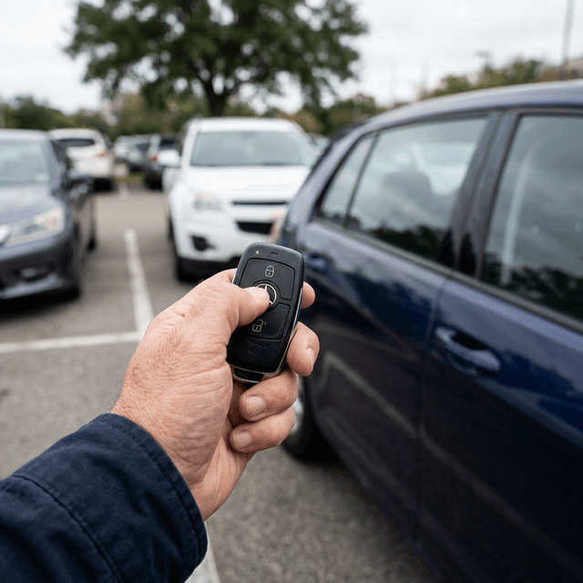 Mando de coche sin batería que no responde