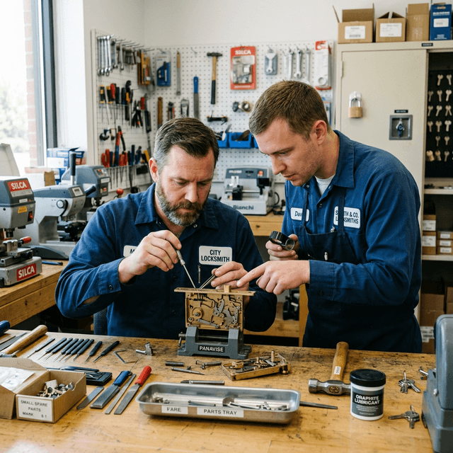 Equipo de cerrajeros profesionales de Girona Locksmith Services